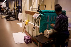 Photo of body composition equipment in the kinesiology lab