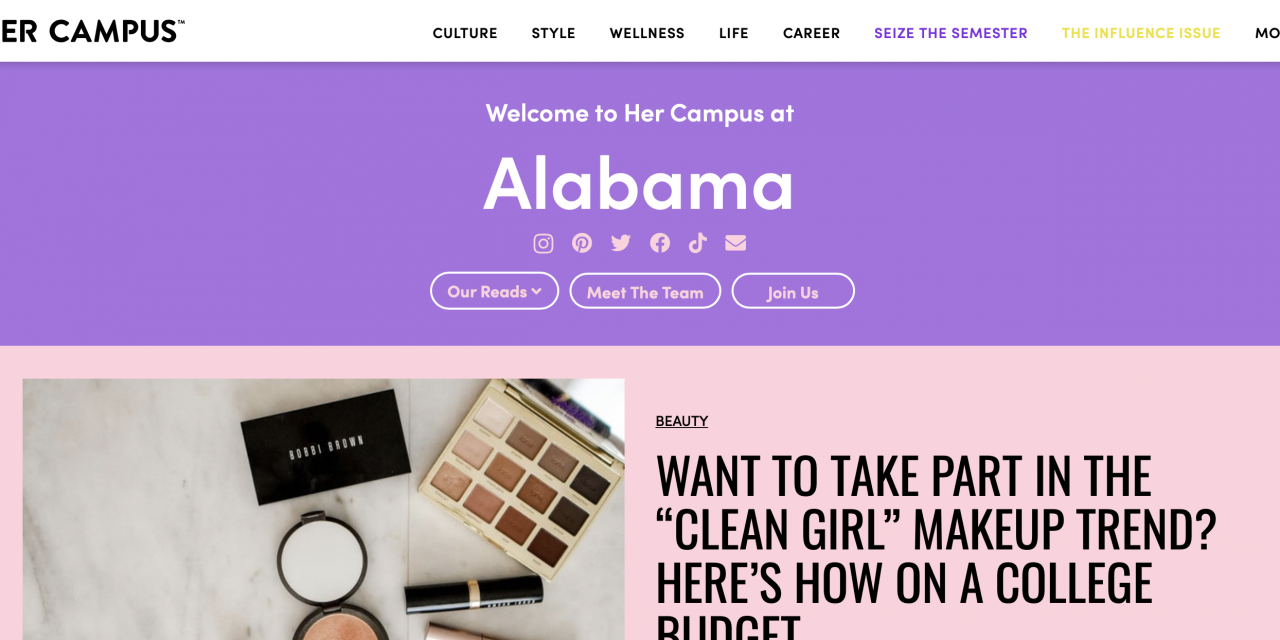 Her Campus at Alabama: Organization Spotlight